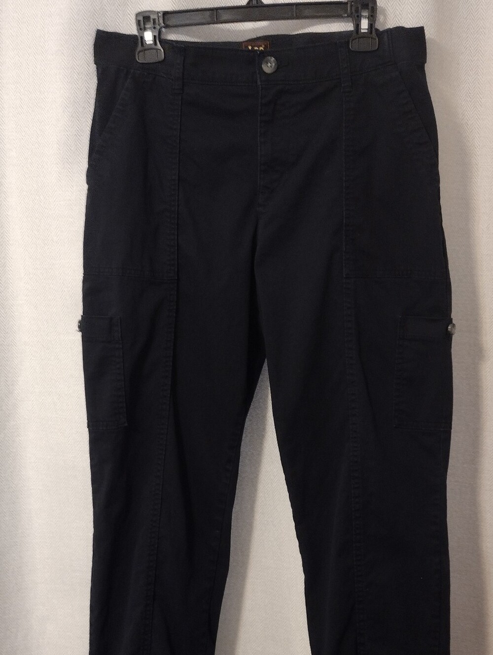 Lee Ultra Lux Comfort Flex-To-Go Utility Pants - Black- Size 12